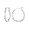 Classic Hoop Earrings, Silver Stud Earrings, Size M