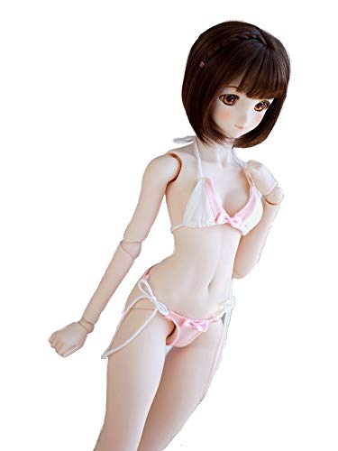 YR EARTH S284 Кукольный наряд Стринги бикини 1/3 размера (Розовый x Белый)