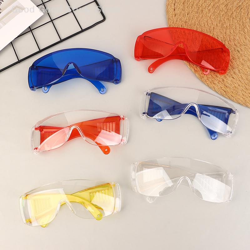 2 Stück Bunte Brille Augenschutz Wind- und Staubdichte Brille Outdoor-Sport UV-Schutz Spritzschutz Belüftete Radsport-Sonnenbrille