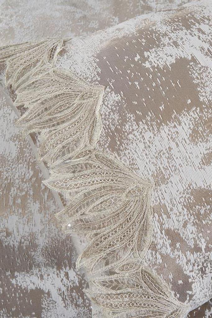 Albina Tagesdecke für Doppelbett, 230 x 250 cm, mit Kissenbezug, Cappucino