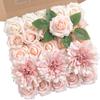 Simulierter Blumenkasten Geburtstag Heiratsantrag Blumenkopf mit Stiel Hochzeit Braut Blumen halten Atmosphärendekoration Blumen 1 Box