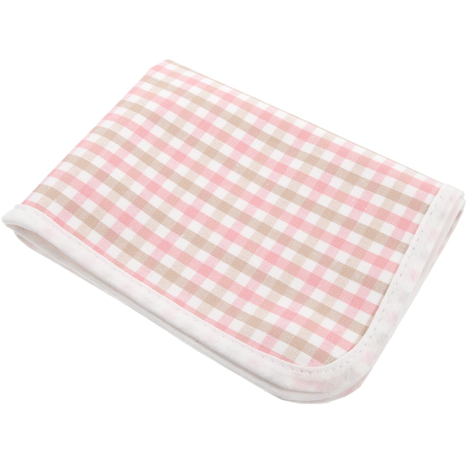 

Waterproof Dog Pee Pad Reusable Washable High Absorbent Portable Changing Mat For Pets Household Car Travel Dog розовый