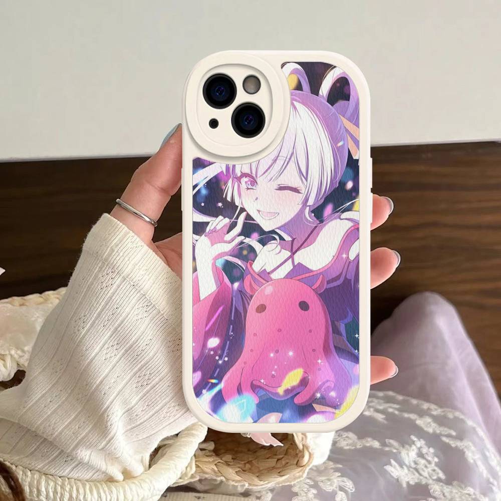 Classic Cosmic Princess Kaguya GL Anime Leather Phone Case For IPhone 15 14 13 Pro Max 12 11 16 Plus Phone Cover