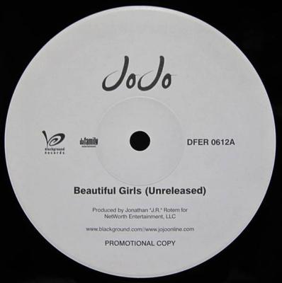 12inch Record JOJO - Beautiful Girls (Unreleased) DFER0612 BLACKGROUND 2007 Europe Pop Used