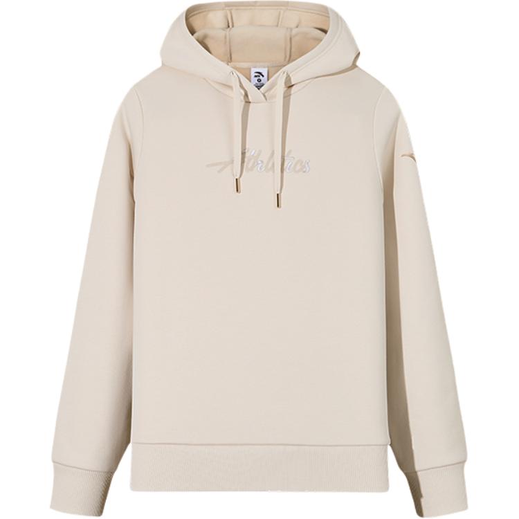 Anta Versatile Comfortable Hooded Fleece Warm Casual Sweatshirt Women tops 162547712N-2