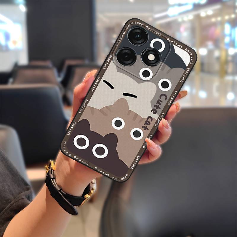 Anti-knock Fashion Design Phone Case For Tecno Spark10C/K15Q Graffiti Silicone Dirt-resistant Cute Full Wrap Protective