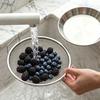 Polished Stainless Steel Oil Filter Tray, Reusable Round Mesh Basket for Frying/Grilling,All-Season Kitchen Strainer with Handle