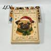 Decorative PVC Miniatures 2026 Owl/Dog Advent Calendar, 24 Days Christmas Countdown with Mini Animal Theme Surprise Figurine Ornaments, Collectible
