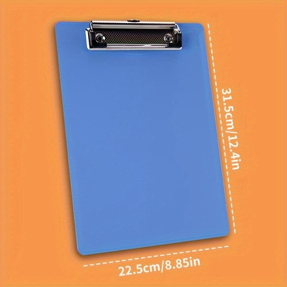 

1pcs Thickened PP Material Clipboard Writing Board, Durable and Scratch-Resistant Project Folder for Office, Nurses, School синий