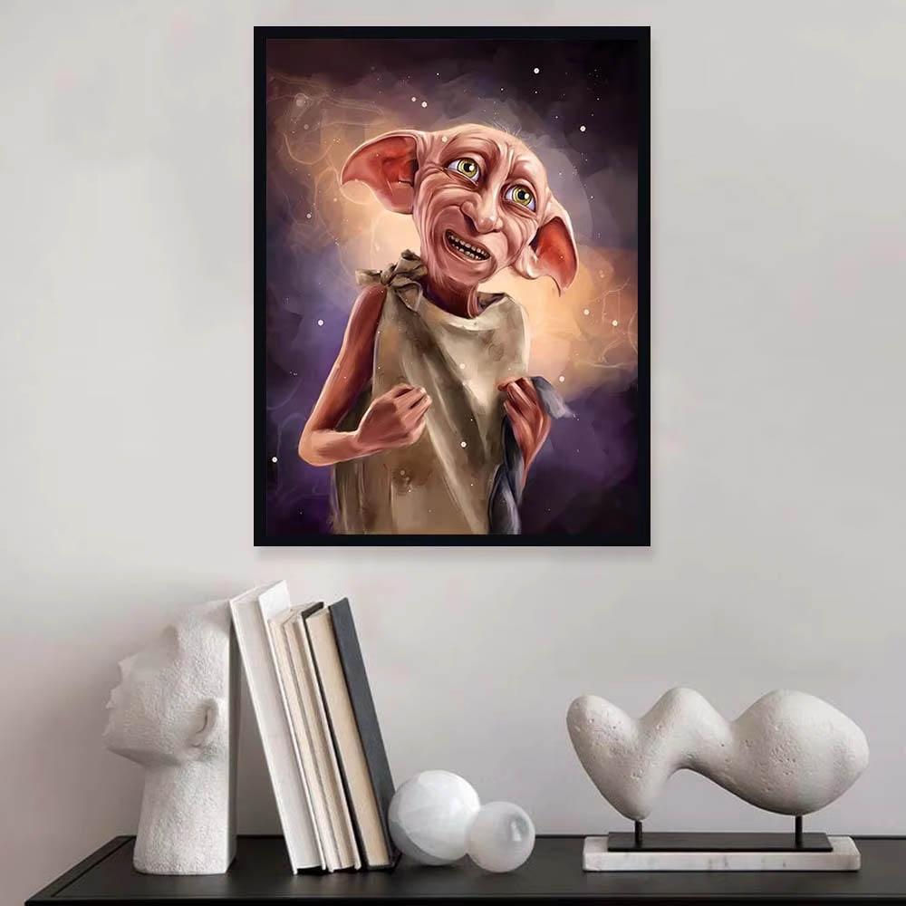 5D DIY Harry Potter Diamond Painting Elf Dobby Hogwarts School of Witchcraft and Wizardry Cross Embroidery Mosaic Art Gift