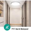 Motion Sensor Ceiling Light Wired - 12 Inch Motion Activated Flush Mount Lighting Fixture - 24W LED Ceiling Light for Closet, Hallway, Porch,