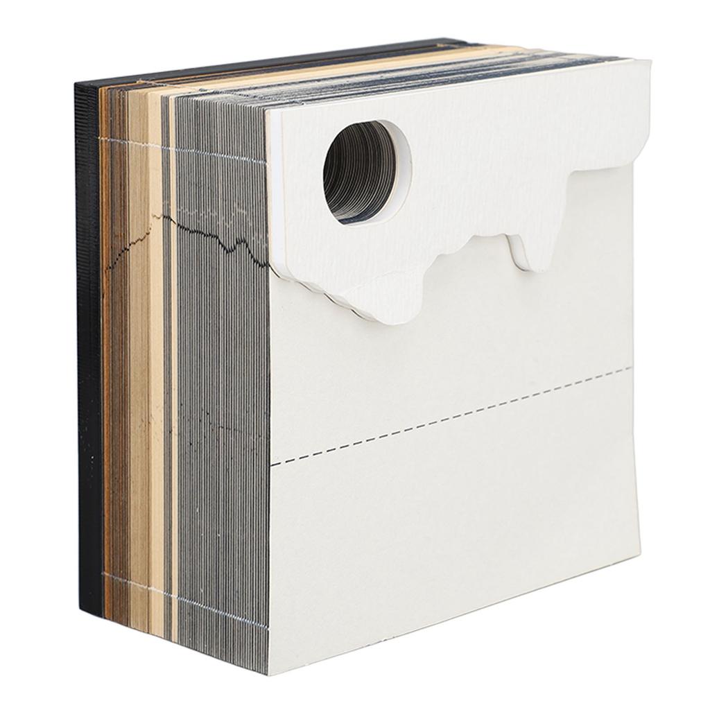 Castle 3D Memo Pad Multifunction 2024 Calendar Notepad Convenience Stickers with Light Christmas Gift