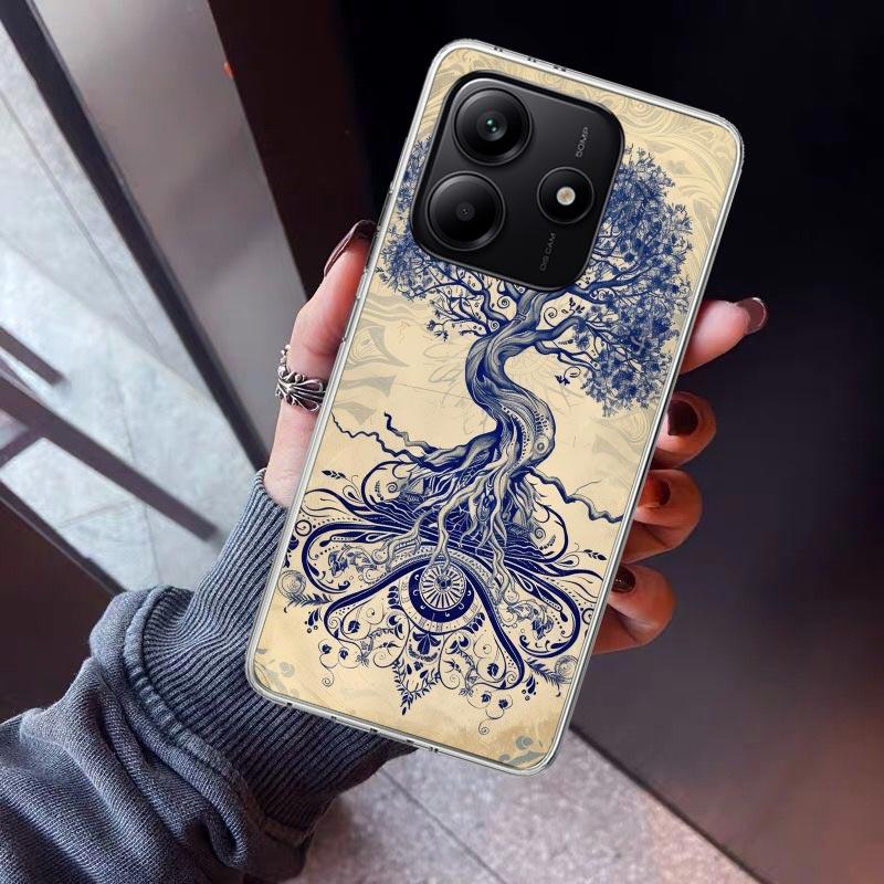 

Tree of Life Space Phone Case For Xiaomi Redmi Note 15 14 14S 13 12S 12 Pro Plus 11S 11 10S 10 4G Cover 11E 11T 5G Print Fundas Redmi Note 11E Pro