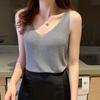 Ice Silk Women Tank Top Female Summer Loose Short Sleeveless Shirt Undershirt