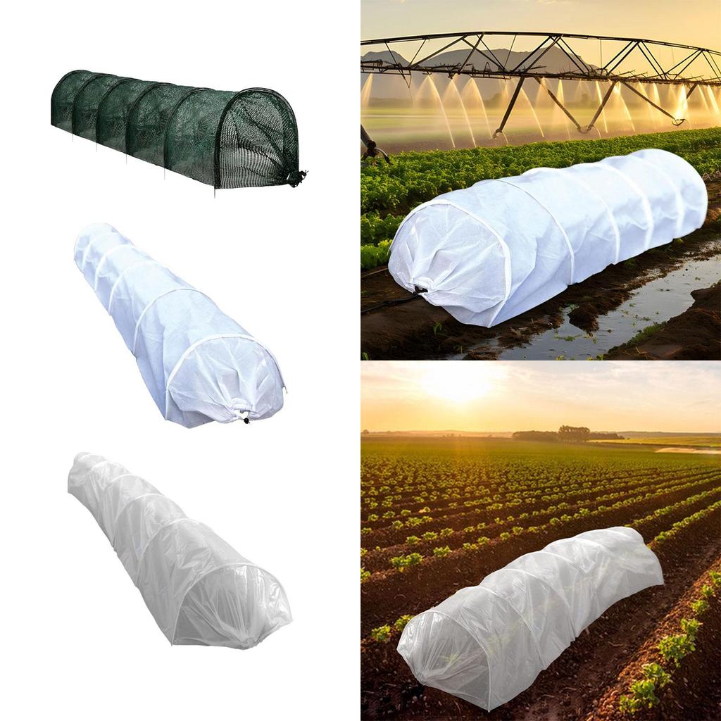 Garden Tunnel Shade Net Cover Heavy Duty Vegetables Plant Cover Tunnel Plant Row Cover for Yard Balcony Outdoor Farm Outside