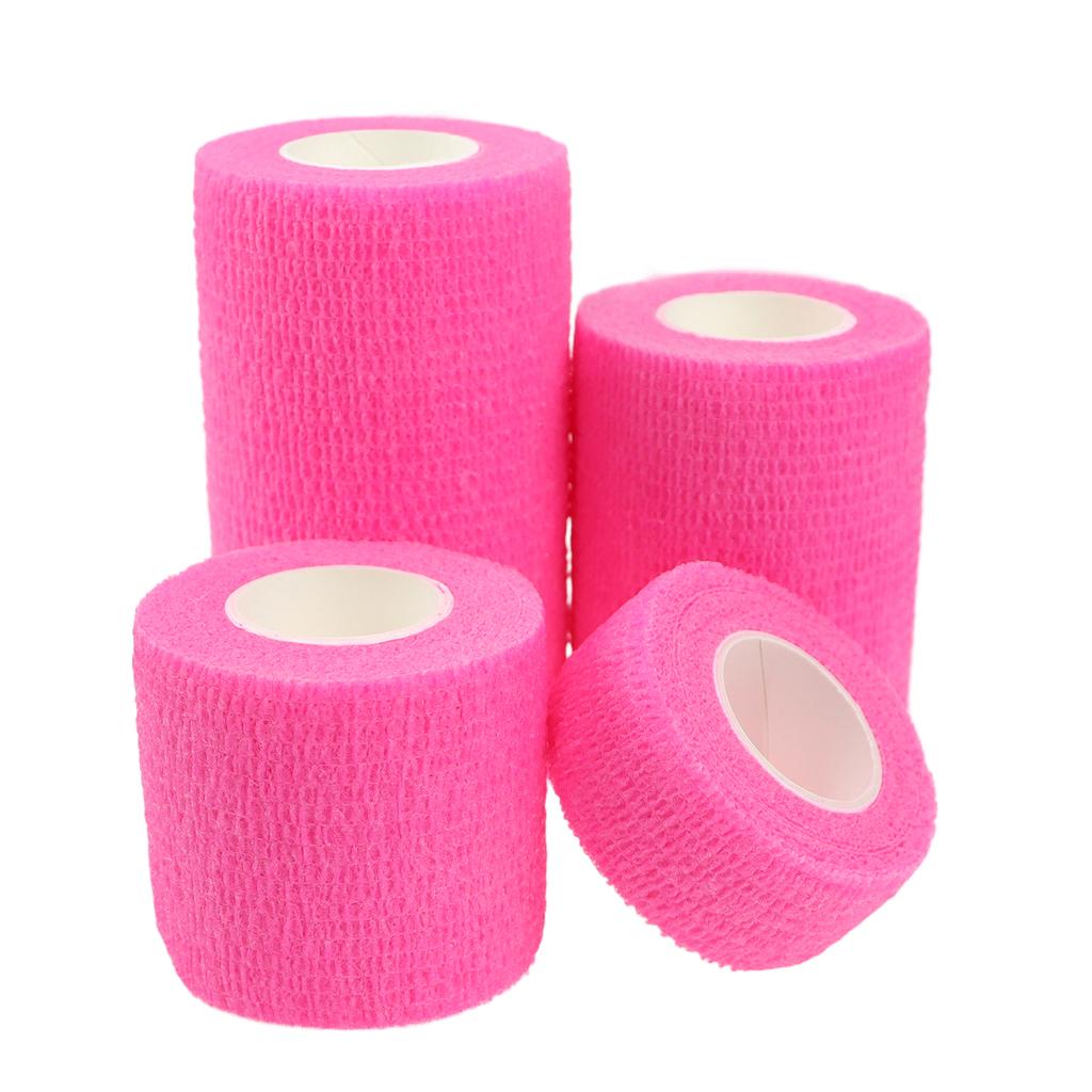 24 Pieces Elastic Bandage Tapes Athletic Tape Elastoplast Sports Recovery Strapping Gym Waterproof Muscle Relief Finger Ankle
