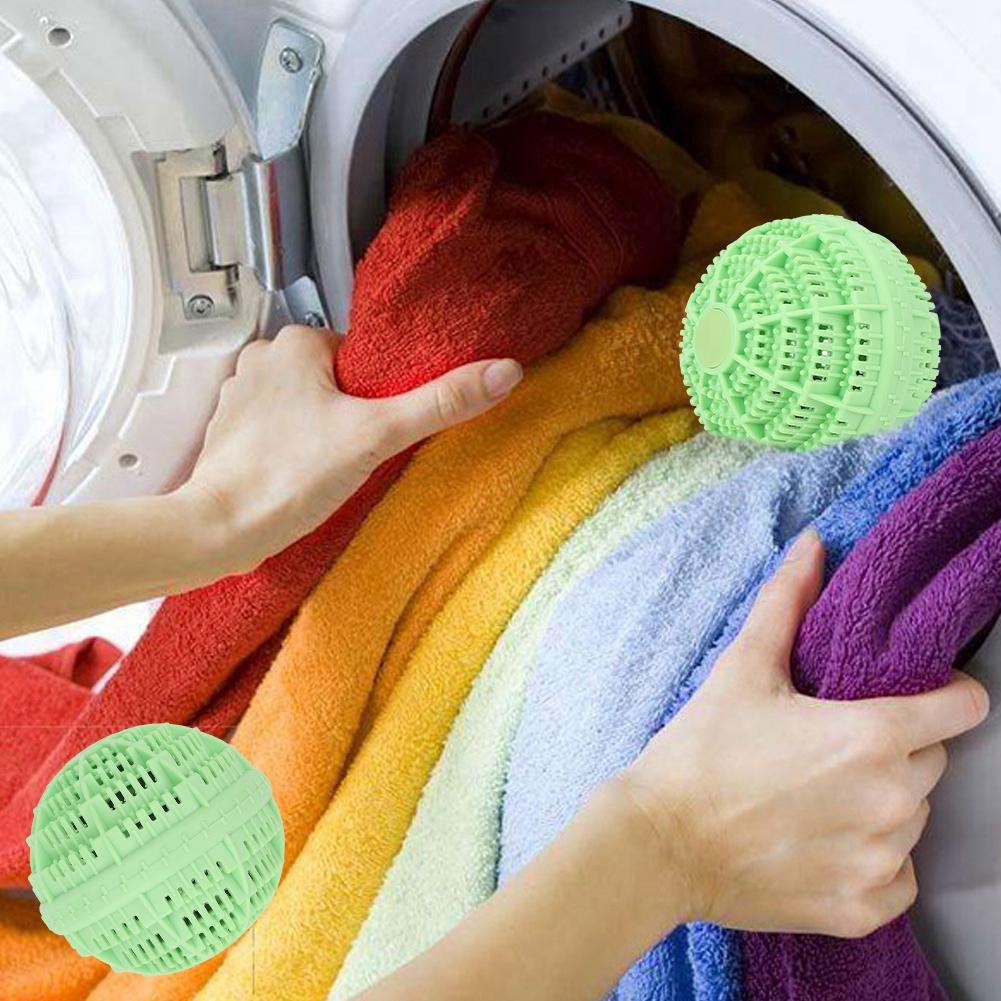 Household Magic Laundry Ball EcO Friendly Cleaning Washing Ball Clothes Cleaning Tool(Green)