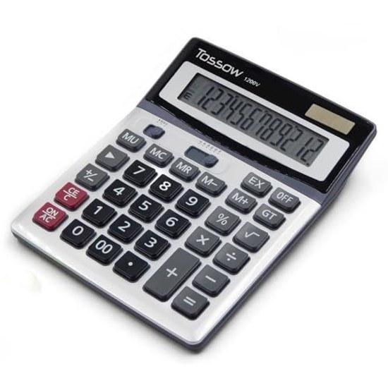 TOSSOW calculator colorful computing device large display portable non-slip ergonomic design easy maintain daily basic office use home school gift