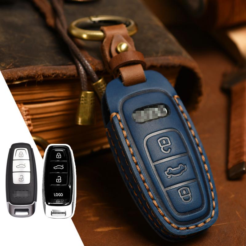 

Подходит для 18 чехлов для ключей A6L 17 A7/A8L Автомобиль A4L/A5/Q5L/Q7 Кожаная специальная сумка