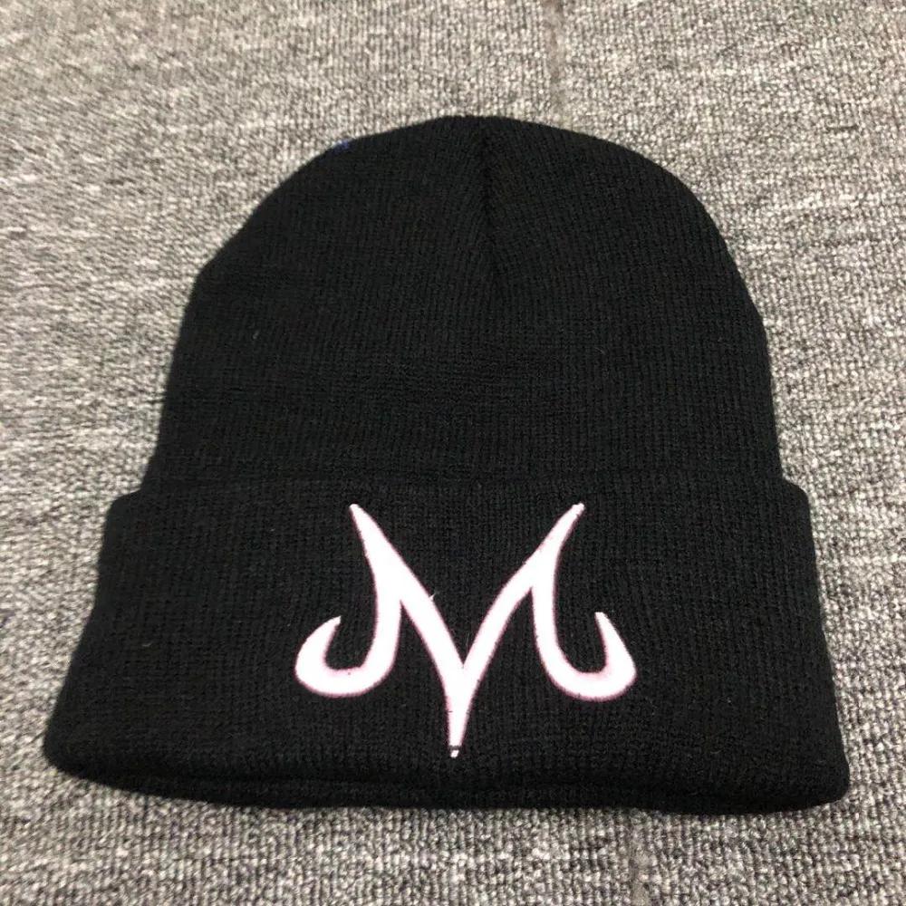 New Dragon Ball Buu Unisex Cotton Cartoon Embroidered Beanies Casual Hats Knitted Winter Hat Hard Hip Hop Skull Bonnet Hat