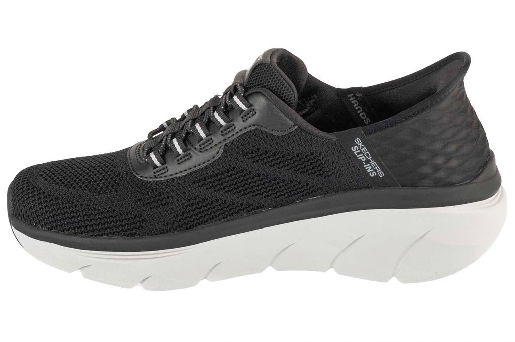 Skechers Slip-ins: D'Lux Walker 2.0 - Rezinate, Mens Black Sneakers