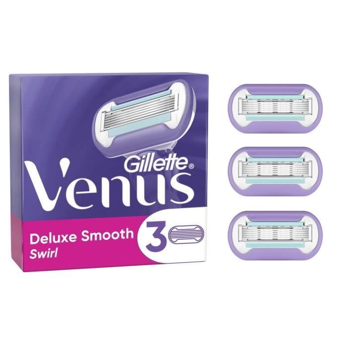 Gillette Venus - 3 lames de rasoir Swirl Lames