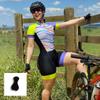 Tuta da Ciclismo Intera Primavera Estate 2026, Top, Abbigliamento Sportivo per Bicicletta, Pantaloni da Ciclismo da Donna a Manica Lunga in Silicone Traspiranti.