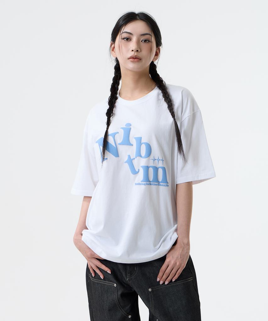 Nasttingijeubeleoldaenmi Big Logo Tee_White