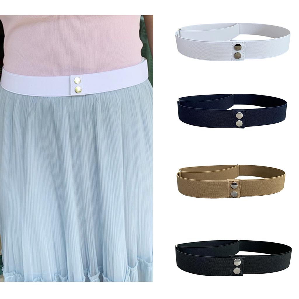 Fashion Elastic Corset Belt for Dress Pants Lady Waistbelt Casual Waistband Adjustable Waiststrap Belt for Jeans Skirt