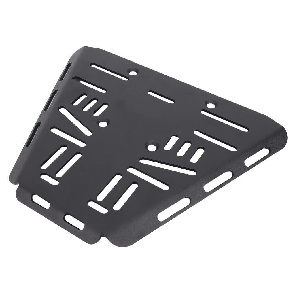 Tail Box Bottom Base Plate Carbon Steel Removable Rear Luggage Rack Top Case Mounting Plate Replacement for QJ Motor FORT 250