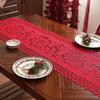 Lace Table Runner with Tassel Table Decoration New Dining Table Mat  Home Decoration