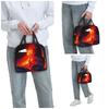 Volcano In The Snow Insulated Lunch Bag for Women Office Cooler Thermal Food Box Tote Portable Lunch Boxes Container