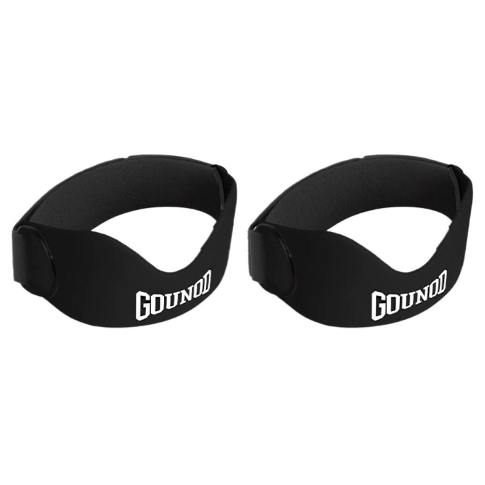 1pair Patellar Tendon Knee Strap Adjustable Silicone Compression Brace Shock Absorption For Basketball Running Pain Relief