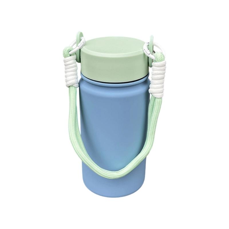 

Thermal Flasks 350ml Portable Hand Straps Design Leak proof Insulated Tumblers For Gym Office Daily Use