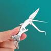 Multi-Function keychain 304 Stainless Steel Can Open Bottle Toothpick Knife Pick Teeth Carry Around Activities Exquisite Gifts