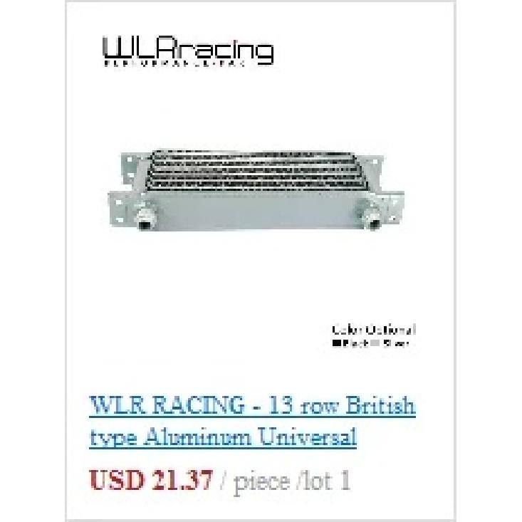 WLR - New British type Universal Engine Oil Cooler Mounting Bracket Kit 2mm Thickness Aluminum WLR-OCB01