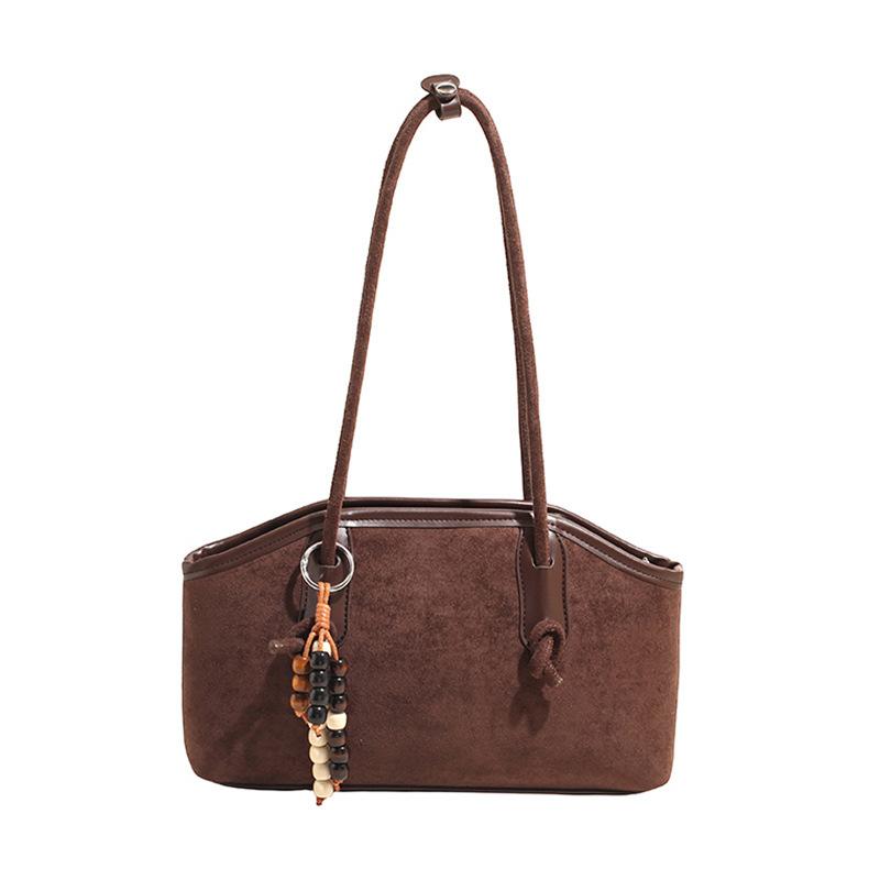 Niche Design Retro Matte Hand-held Underarm Bag Women's Autumn New Fashion Versatile Shoulder Tote Bag