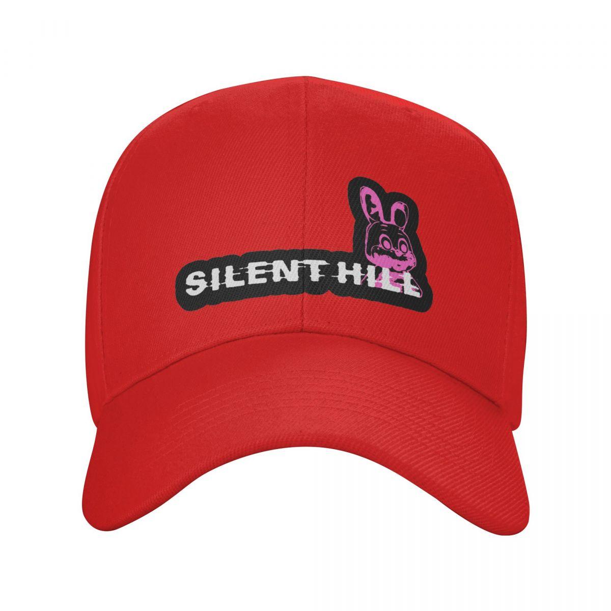 

Кепка с логотипом игры Silent Hill Модная повседневная бейсболка Регулируемая шляпа Хип-хоп Летние Унисекс Бейсболки One Size