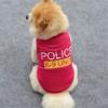 Stilvolles Haustier Hund Schwarz Polizei K-9 Einheit Weste T-Shirt Für Modische Welpen Und Katzen