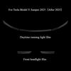 For Tesla Model Y Juniper 2025 Smoked Black Headlight Film TPU Transparent Tail Light Protective Film Waterproof Car Accessories