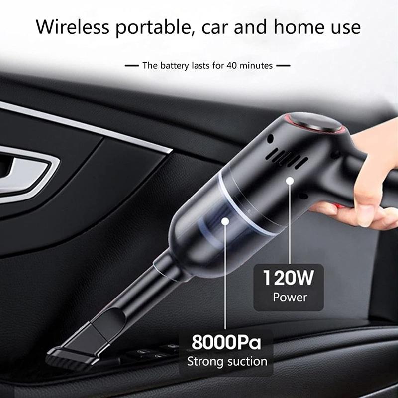 Car Vacuum Cleaner 8000PA 120W High Power Vacuum Cleaner Lightweight Wireless Car Cleaning Kit For Car / Home / Office | Vacuum