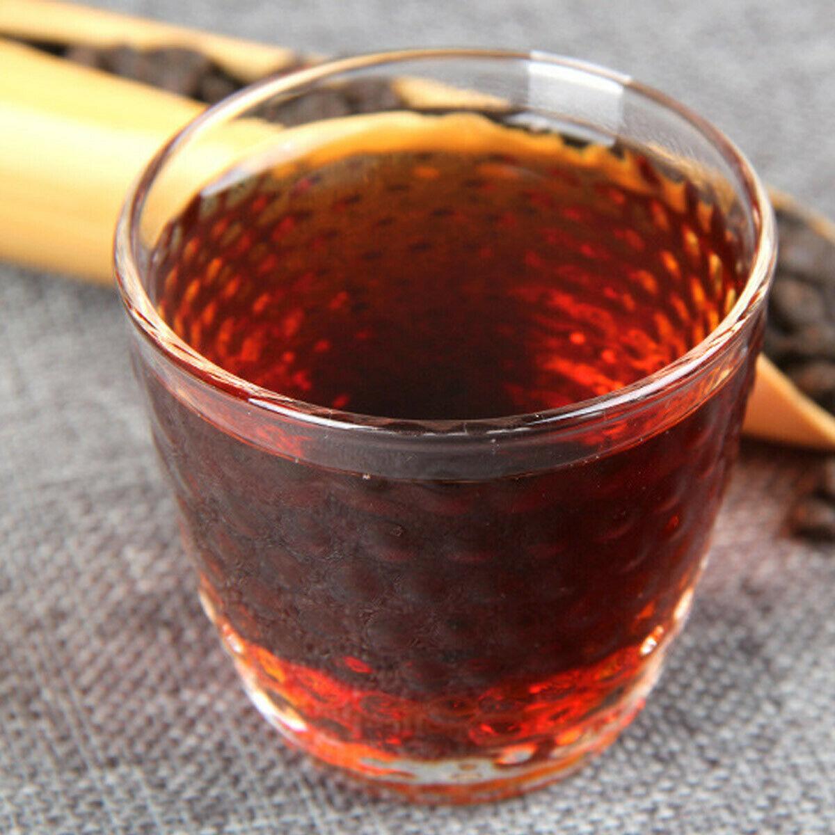 500 г приготовленного чая Пуэр Бамбуковая корзина ручной работы Спелый чай Пуэр Юньнань — фото 9