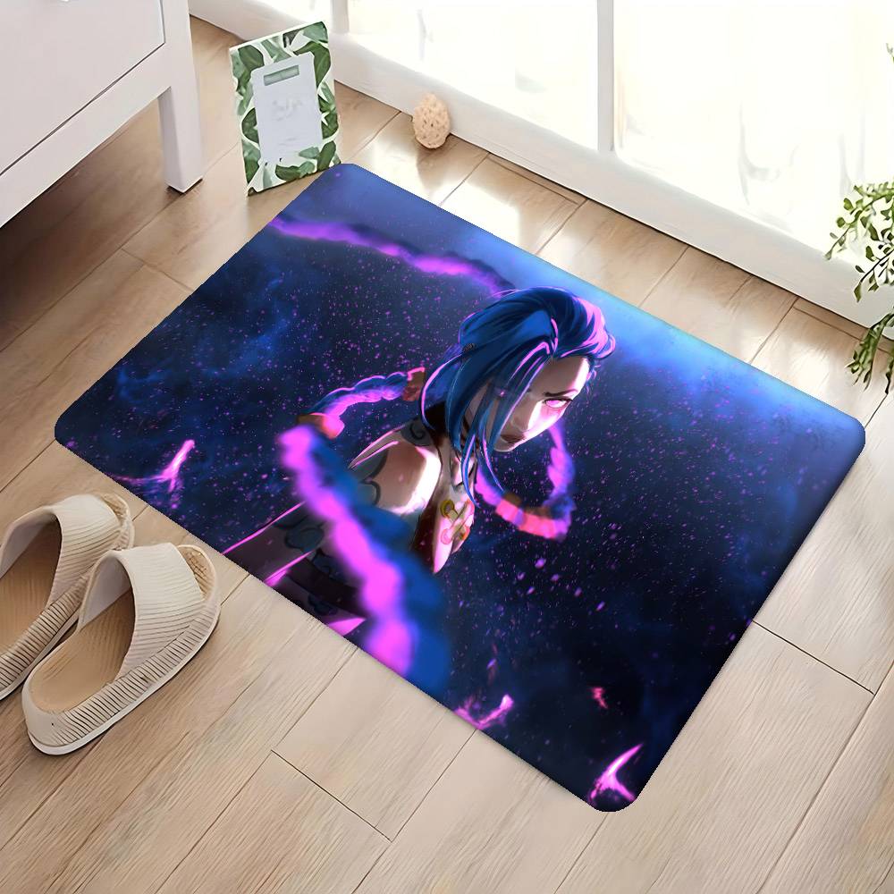 1PC Anime J-Jinx Game Kitchen Mat Kids Room Bedroom Decoration Balcony Anti-Slip Doormat Living Room Alfombra
