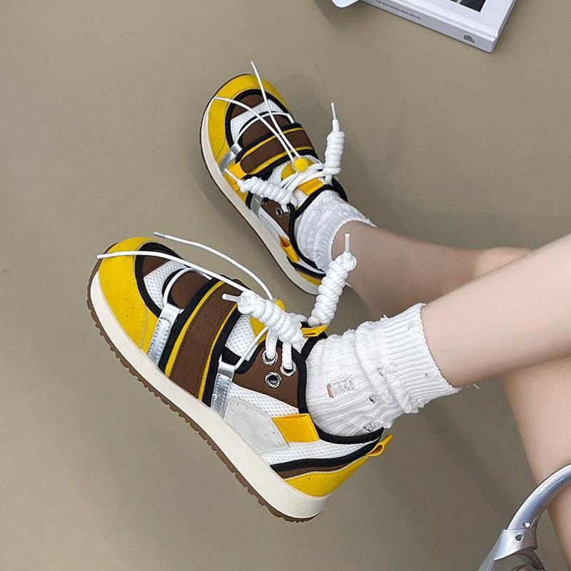Fashion comfortable non-slip low-top breathable casual shoes women's shoes versatile spring and summer new student daily training shoes