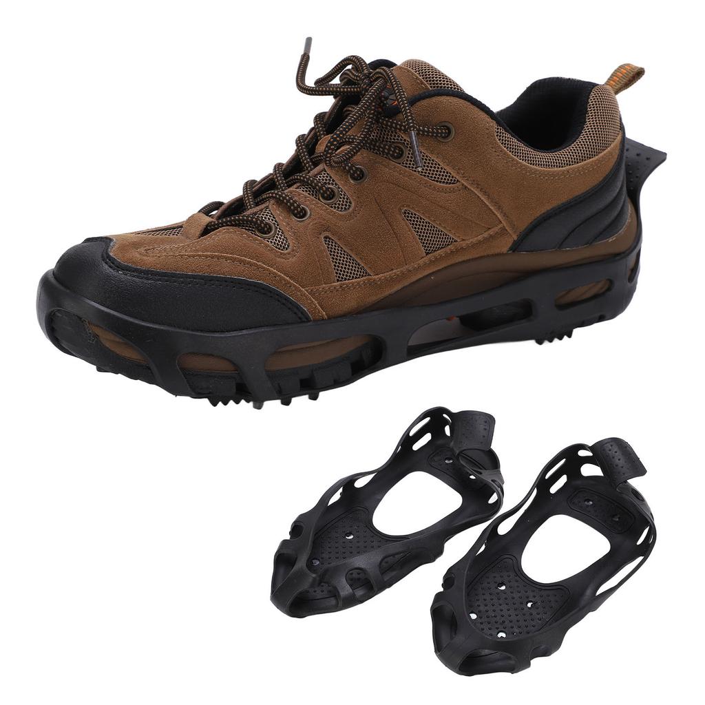 24 Spikes Anti Slip Walk Traction Cleat Ice Cleats for Shoes and Boots Traction Cleats for Walking On Snow and Ice