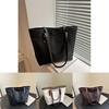 Fashionable Large Capacity Tote Bag For Women Stylish Casual Shoulder Bag With Polyester Lining