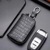 Car Keychain Cover Crocodile Pattern Men'S Keychain Leather Car Key Wallet Butler Key Storage Bag Zipper Key Bag Unisex Pouch
