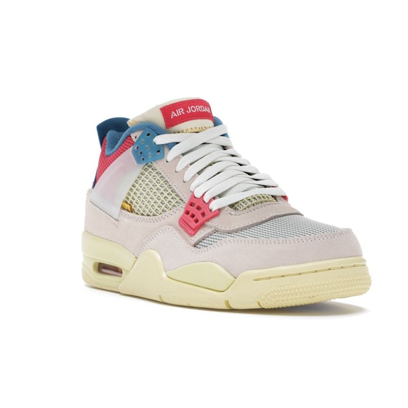 Union LA x Air Jordan 4 Retro Guava Ice Unisex Sneaker Pink Light-Bone Brigade-Blue DC9533-800