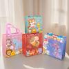 StoBag Jungle Animal Theme Gift Wrapping Bags for Sweets Kids Birthday Candy Treat Bags Reusable Party Favors Baby Shower