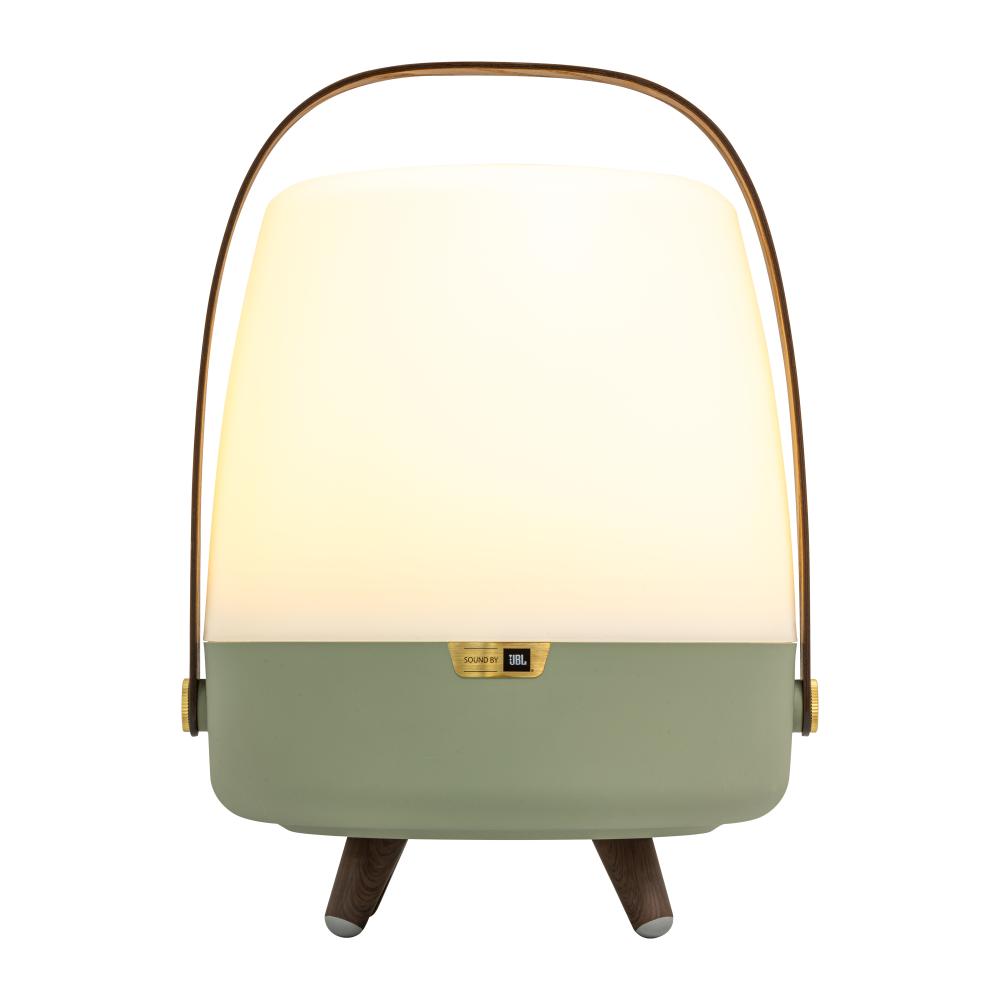 Kooduu – Lite-up Play 2.0 LED-Lampe mit integriertem Bluetooth-Lautsprecher (Sound von JBL), Olive, Kooduu